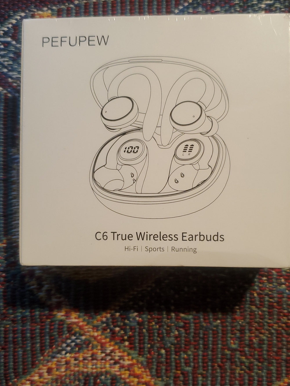 PEFUPEW C6 True Wireless Black NIB